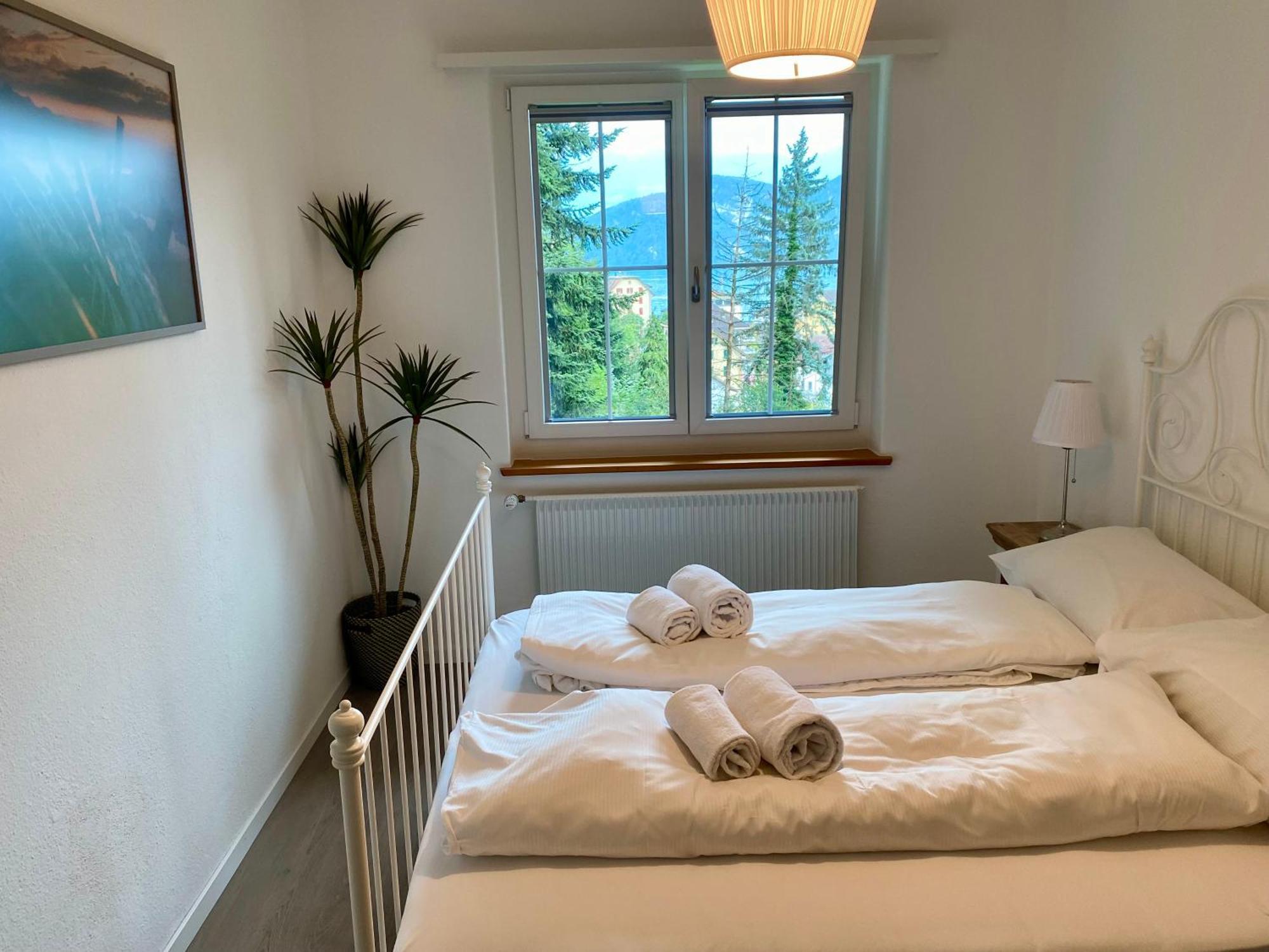 Beautiful Flat With Nice Lake And Mountain Views Weggis Extérieur photo